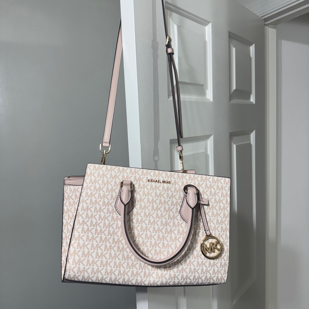 Michael Kors Pink and Cream Women's Bag